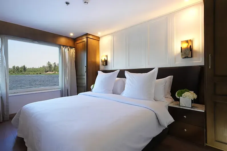 Cabin aboard the MS Nile Premium Nile Cruise Nile cruise